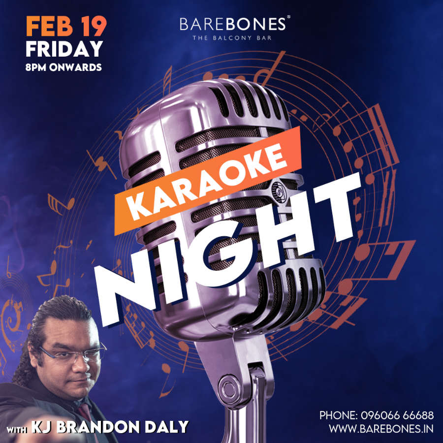 Karaoke Event Graphics Design for Nightclub