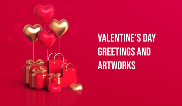 Clever Valentine's Day Artworks for Social Media