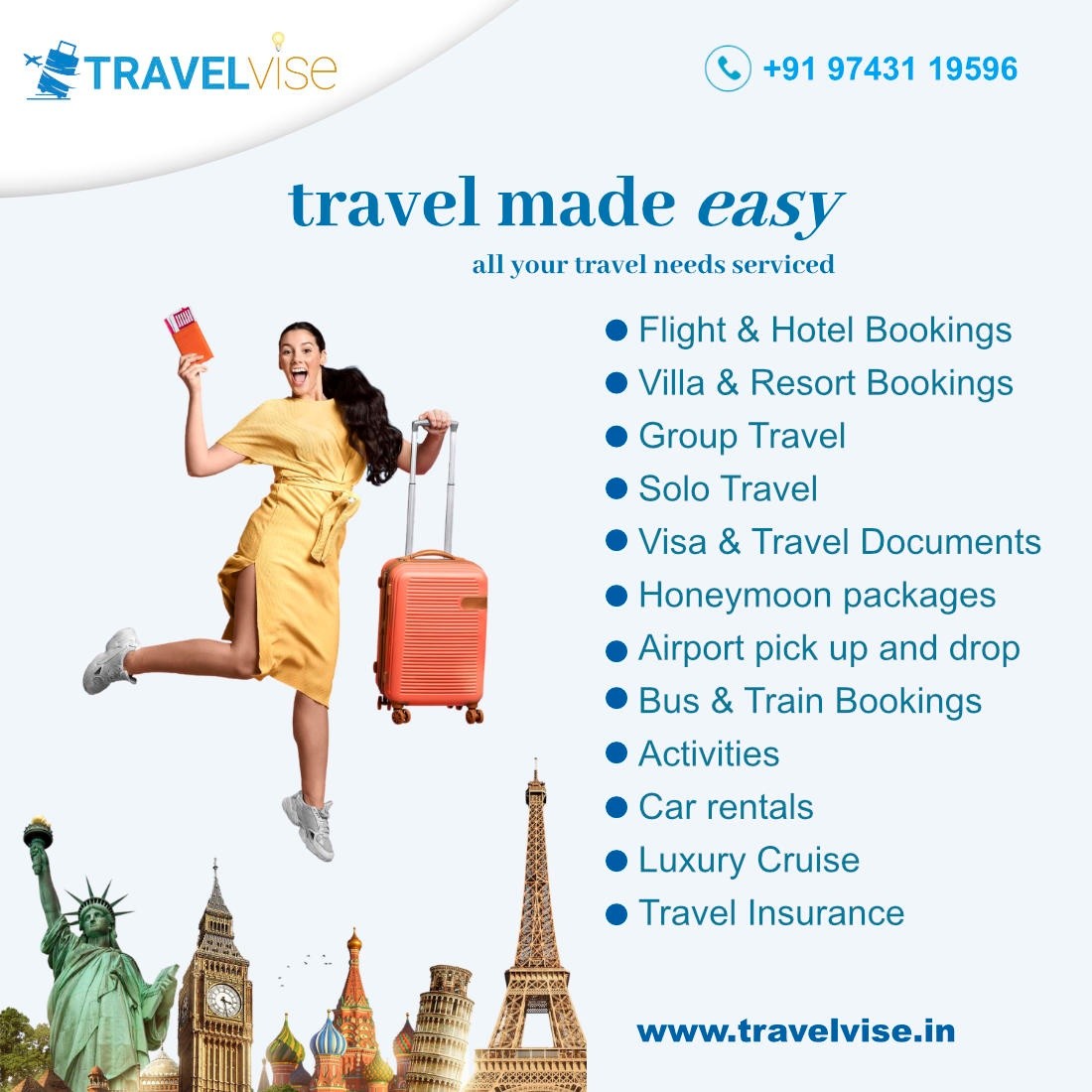 Travel Agency Social Media Graphics Designs Image 2