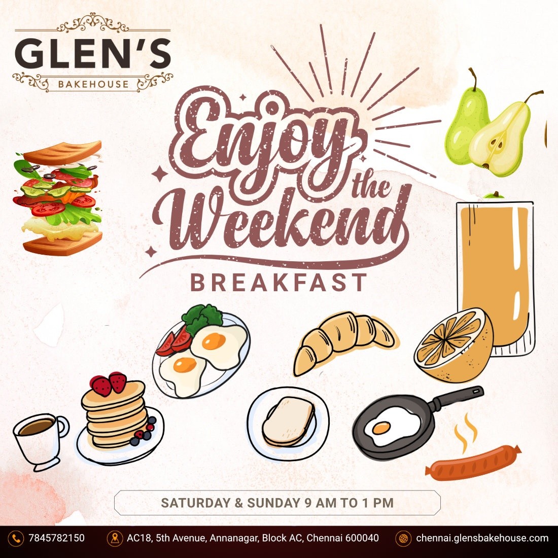 Glen's Bakehouse, Bangalore Social Media Graphics Designs Image 5